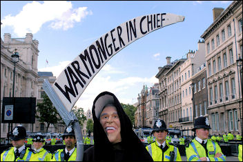 Protest against George W Bush visit to Britain, photo Paul Mattsson