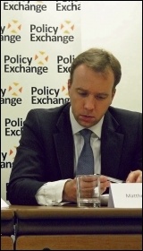 Tory minister Matthew Hancock MP, photo Policy Exchange (Creative Commons)