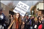 Sussex university students demonstrate, photo Socialist Students