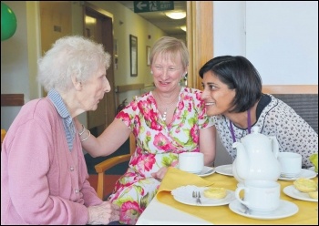 Social care for the elderly is under threat, photo Joe D Miles for CQC (Creative Commons)