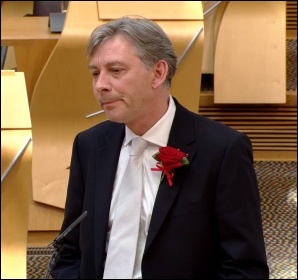 New Scottish Labour leader Richard Leonard, photo The Scottish Parliament/CC