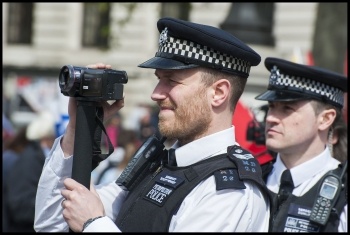 Police surveillance, photo Paul Mattsson