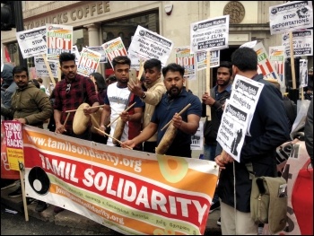Tamil Solidarity campaigning in 2017