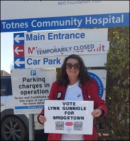 TUSC campaigning in Devon