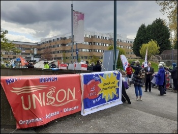 Nottingham NHS protest 1 May 2021, photo Jon Dale