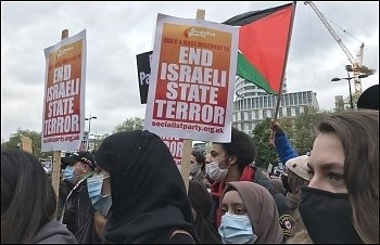 Stop war on Gaza demo, London 15th May 2021