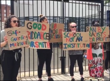 Parents protest at Pimlico