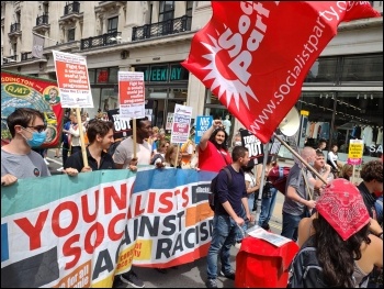 Young Socialists on the march 26 June 2021