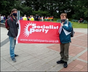 Socialist Party members at Loughborough university pride