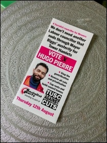 Hugo Pierre election leaflet