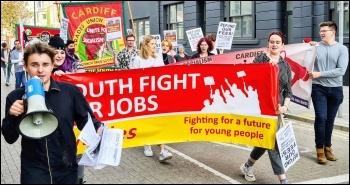 Marching in Cardiff on Saturday 9 October