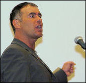Tommy Sheridan speaking at Socialism 2006, photo Paul Mattsson