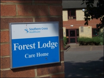 Southern Cross Healthcare's private residential home care in crisis, photo B Severn