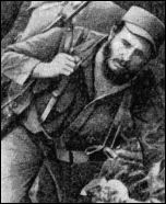 Fidel Castro in his days as a guerrila